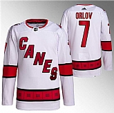 Men's Carolina Hurricanes #7 Dmitry Orlov White Stitched Jersey,baseball caps,new era cap wholesale,wholesale hats